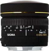 Sigma 8mm F3.5 EX DG Fisheye 